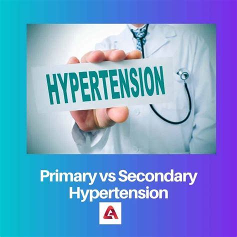 Primary vs Secondary Hypertension: Difference and Comparison