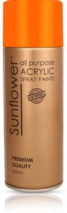 Sunflower Orange Spray Paint 400 ml Price in India - Buy Sunflower ...