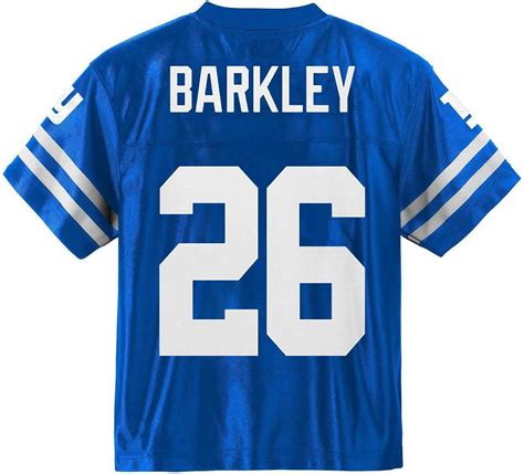 Amazon.com : Saquon Barkley New York Giants #26 Blue Youth Player Home ...