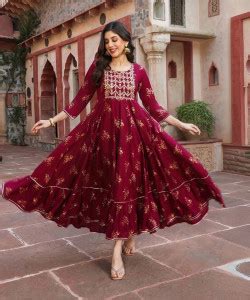 Embroidered Kurtis - Buy Embroidery Kurtis online at Best Prices in ...