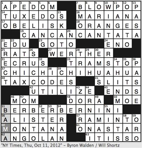 Rex Parker Does the NYT Crossword Puzzle: Soap actress Sofer / THU 10 ...