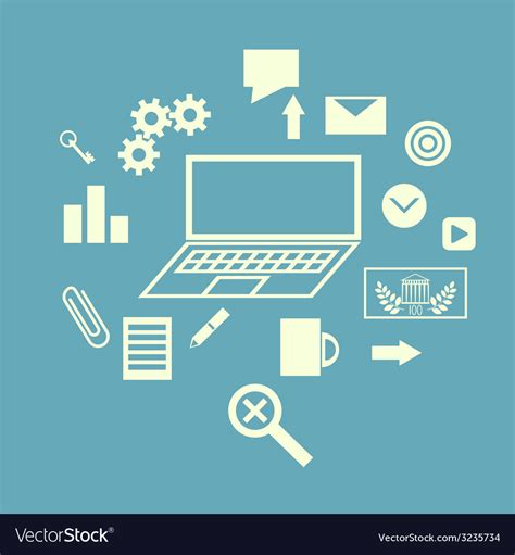 Computer background Royalty Free Vector Image - VectorStock