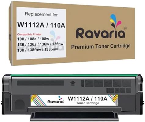 110A / W1112A Black Toner Cartridge Compatible for HP 110A / W1112A ...