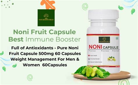 Buy NOURISHWORLD INC | Noni Fruit Capsule Best Immune Booster - Full of ...