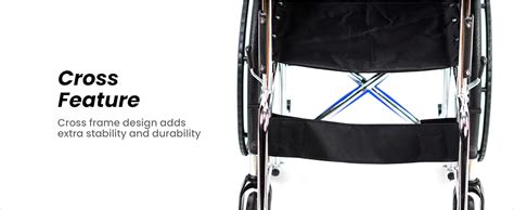 Buy VMS Careline Foldable Wheelchair - Lightweight, Durable, and ...