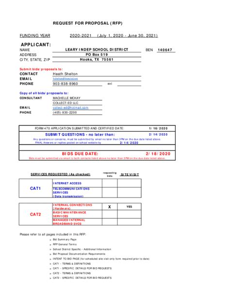 Fillable Online Request for Proposal Educational Consultant RFP# 22-002 ...