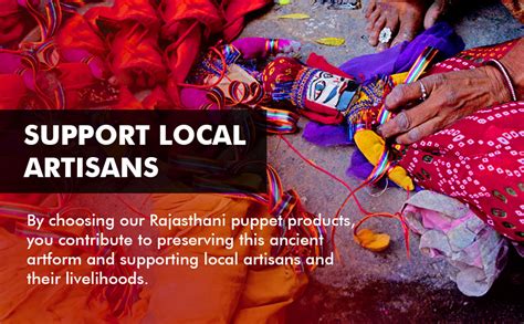 Buy Ritwika's Handcrafted Ethnic Rajasthani Handmade Wooden Puppet ...