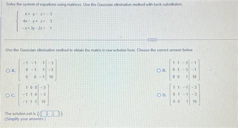 Image result for Condensed Equations Method Solve Matrix