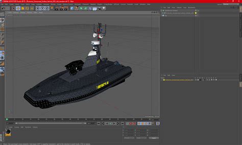 3D Protector Unmanned Surface Vehicle USV model | 3D Molier International