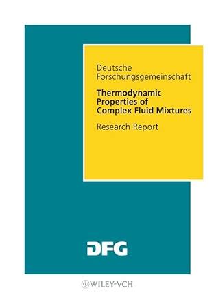 Buy Thermodynamic Properties of Complex Fluid Mixtures Book Online at ...
