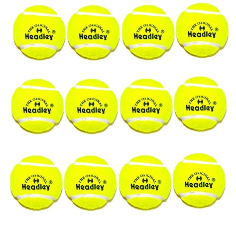 Headley Heavy Weight Cricket Tennis Ball (Pack of 12, Color - Green ...