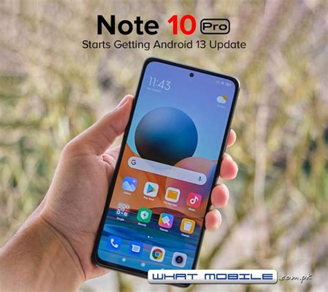Image result for Redmi Note 10 Pro Android 13
