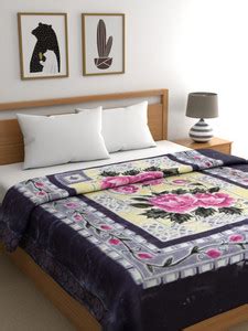 Raymond Home Floral Double Mink Blanket for Heavy Winter - Buy Raymond ...