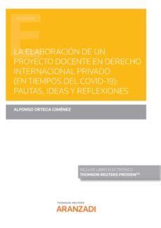 LA ELABORACIÓN DE UN PROYECTO DOCENTE EN DERECHO INTERNACIONAL PRIVADO ...
