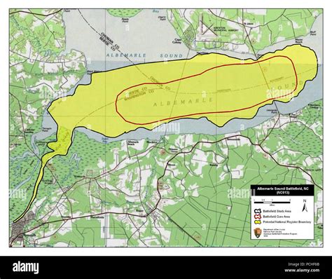 Albemarle Sound Battlefield North Carolina Stock Photo - Alamy