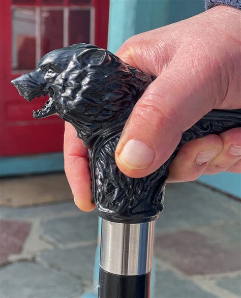 Aging Proudly: My Wolf (And Werewolf Killing) Cane Has Arrived From ...