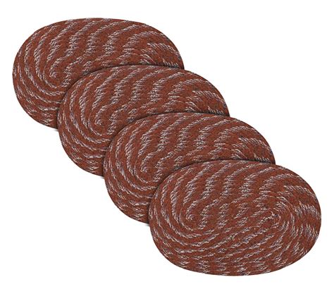 Buy Kuber Industries Cotton Oval Door Mat For Porch/Kitchen/Bathroom ...