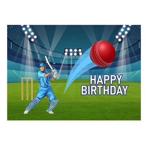 Buy Cricket Party Decoration Backdrop | Party Supplies | Thememyparty ...