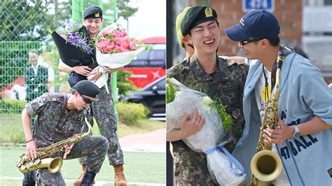 BTS RM Military Discharge: What Did Namjoon Play On Saxophone Next To V ...