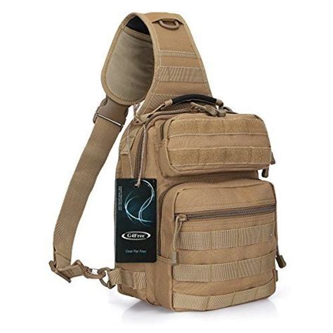 TravTac Stage II Small Sling Bag, Premium EDC Tactical Sling Pack 900D ...