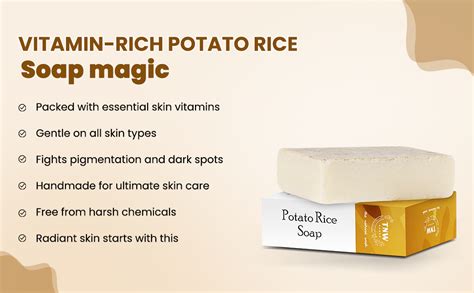 Buy TNW-THE NATURAL WASH Potato Rice Soap (100g) | With Vitamin B6 ...