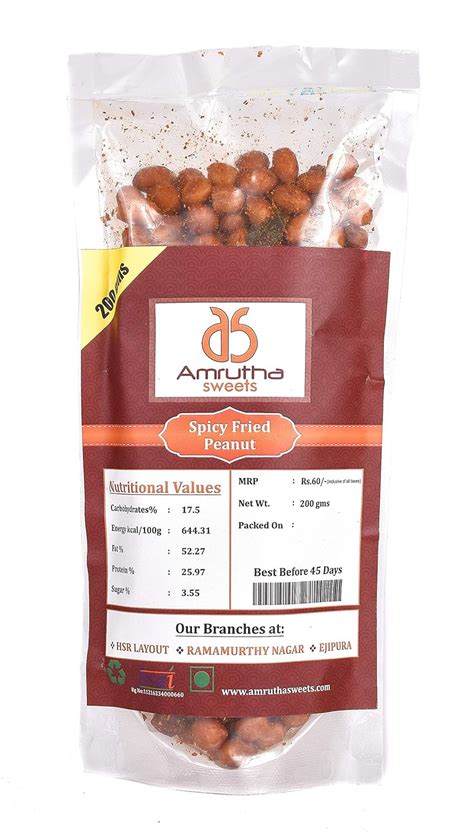 Amrutha Sweets Spicy Fried Peanut Mixture | Perfect Snack | Healthy ...
