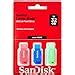 SanDisk Cruzer Blade 32GB USB Flash Drive-3-Pack-Blue/Pink/Green ...