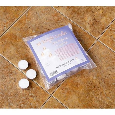Biedermann & Sons C1505 Food Warmer Candles- Bulk 50 Count - Walmart.com