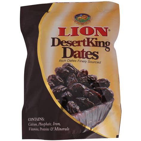 Lion Dates - Desert King, 500 G Pouch, Fresh, Antioxidant : Amazon.in ...