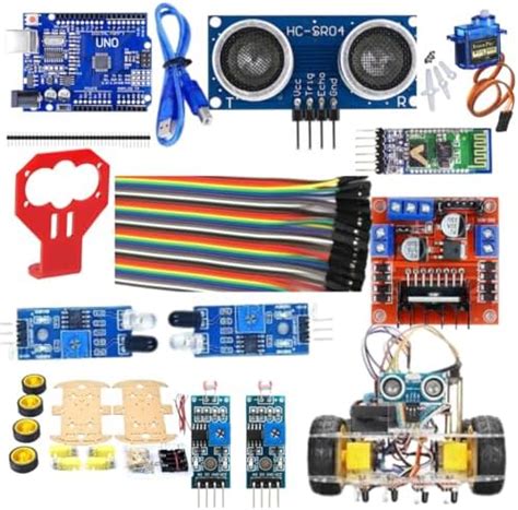 Buy PotliBABA DIY 4WD 3-in-1, Obstacle avoiding | Light Follower| Line ...