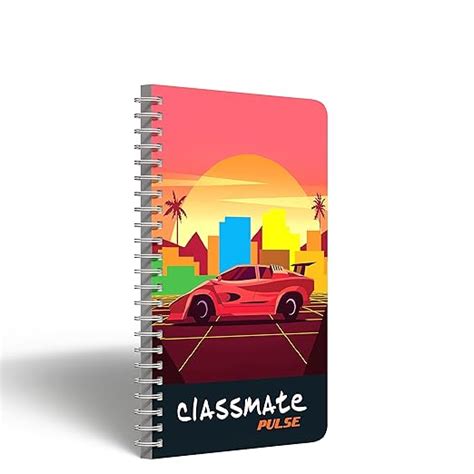 Classmate Pulse Spiral Notebook - Unruled, 180 Pages, For School ...
