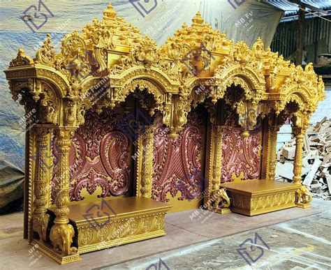 Wooden big Temple [Alter]Sinhasan - “mbfurniture”