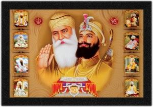 Wrap Up Box The Spiritual GodS of Sikh Painting with Synthetic Frame ...