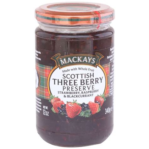 Mackays Scottish Three Berry Preserve - Strawberry, Raspberry, Blackcu ...