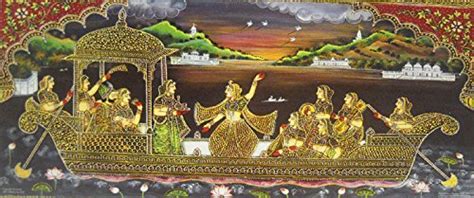Courtesan Dancer entertaining a Rajput Prince - Indian Poster Painting ...