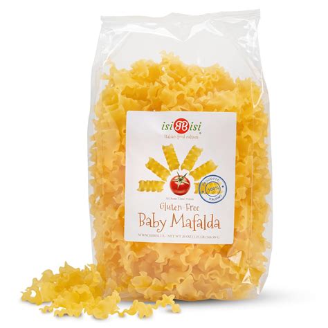 Amazon.com : isiBisi Gluten-Free Baby Mafalda Pasta, 1.25 LB - Mini ...