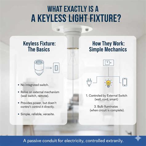 What Is a Keyless Light Fixture: Essential Guide