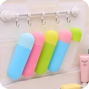 Toriox Travel Toothbrush Holder Box Toothpaste Holder Organizer Box ...