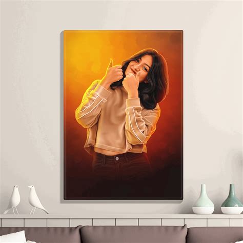 Order Wrapped Canvas Portrait of Your Photos Online | Buttistore