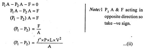 Turbulent Flow - Flow Through Pipes, Darcys Weisbatch Equation ...