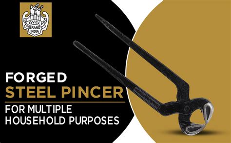 LOVELY® 8" Inch Drop Forged Steel Pincer/Cobbler/Nail Puller Nail ...