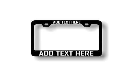 Image result for Custom Made License Plate Frames