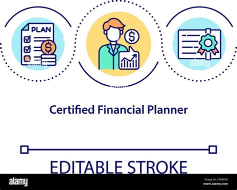 Certified financial planner concept icon Stock Vector Image & Art - Alamy