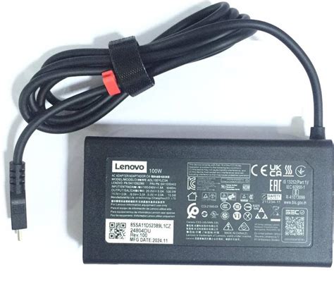 Lenovo 100W USB Type C Adapter for ADL100YLC3A, ADL100YDC3A, SA11D52396 ...