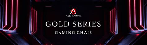 ASE GAMING Gold Series Ergonomic Gaming Chair Premium PU Leather ...