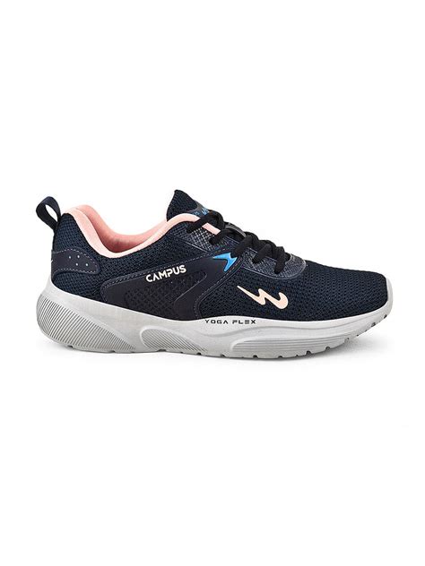 Buy Running Shoes For Women: Camp-Simpy-Navy-Peach | Campus Shoes