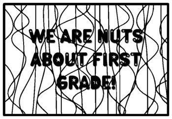 WE ARE NUTS ABOUT FIRST GRADE! First Grade, 1st Day of School Activity ...