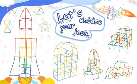 AEXONIZ TOYS Straws Building Blocks Game Set for 3-8 Years Old Kids ...