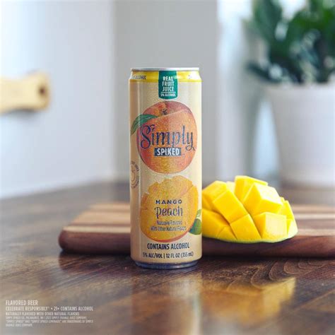 The New Simply Spiked Juicy Peach Bursts with Refreshing Flavor