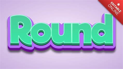 Image result for Round Text